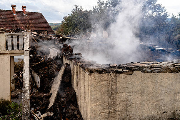 Professional Fire Damage Removal technician working in Jefferson, WI